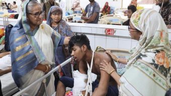 PM visits victims of mayhem at Pongu Hospital