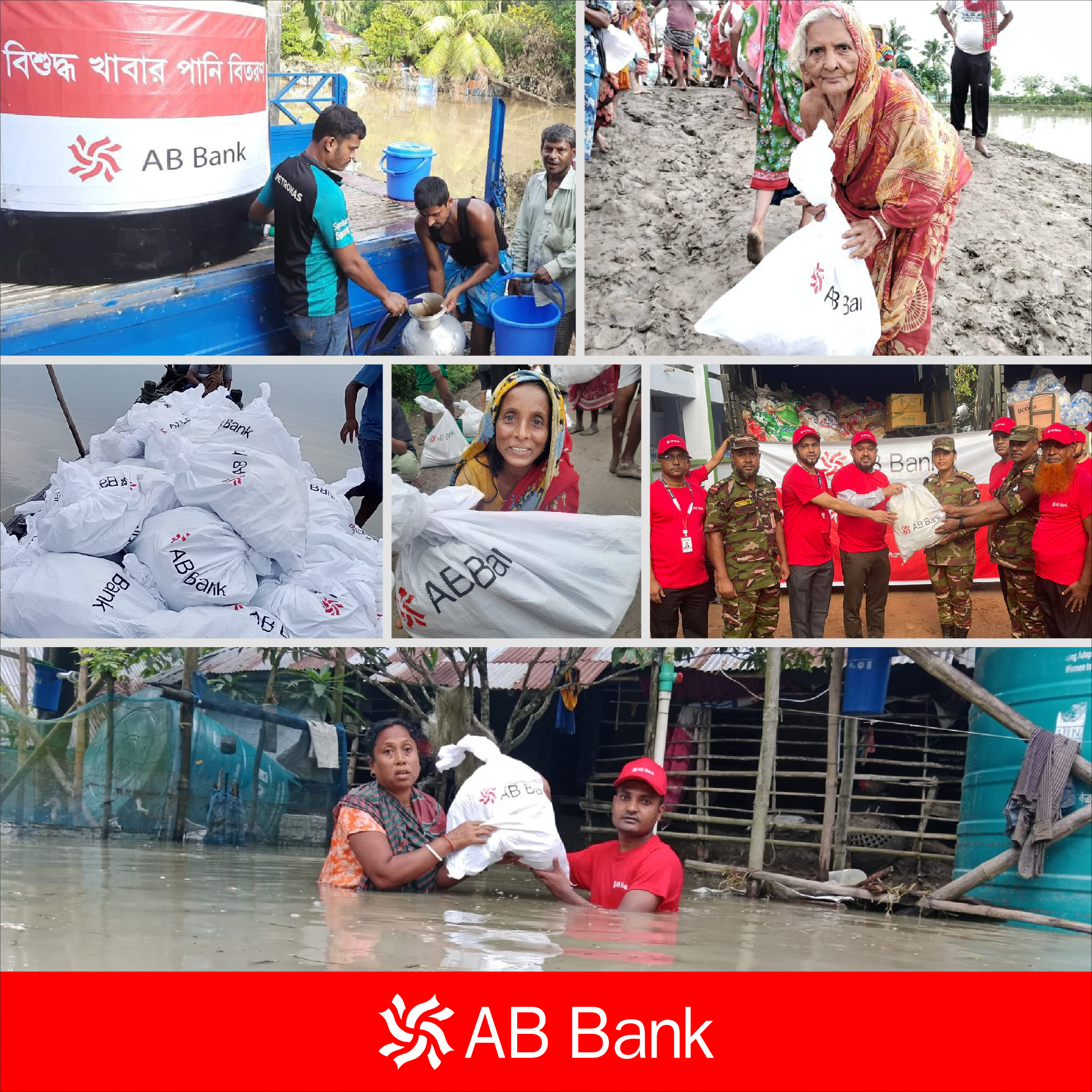 AB Bank extends Financial Support of Tk 5 crore to the flood victims