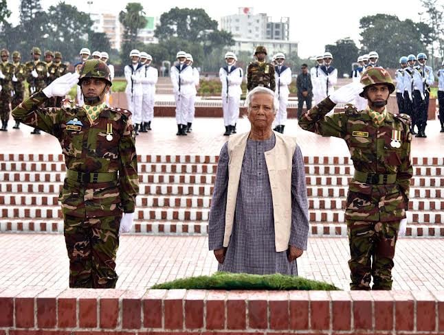 Chief Adviser, 13 advisers pay tributes to Liberation War martyrs at Savar