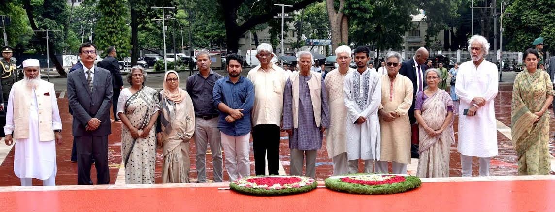 Chief Adviser, advisers pay tributes to Language Movement martyrs