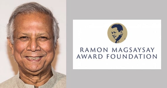 Ramon Magsaysay Award Foundation greets Prof Yunus