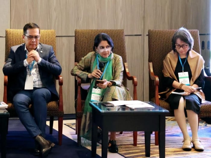 Rizwana for integration of sustainable practices in agriculture at IUCN Forum