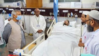 CA visits victims of mass uprising at neurosciences hospital