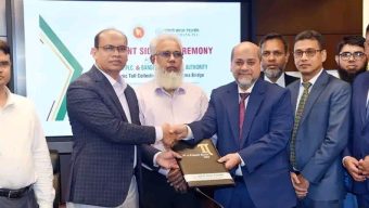 Pubali Bank signs Agreement with Bangladesh Bridge Authority for Toll collection