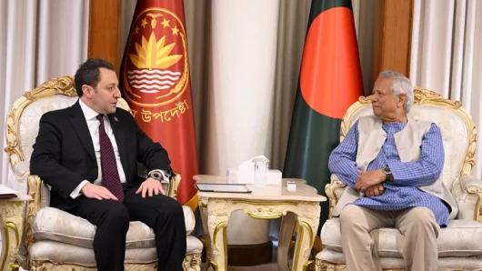 Prof Yunus agrees to enhance connectivity with Baku, seeks Azerbaijanian investment