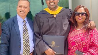 Sudman Sharar completes Post-Graduation in the United States