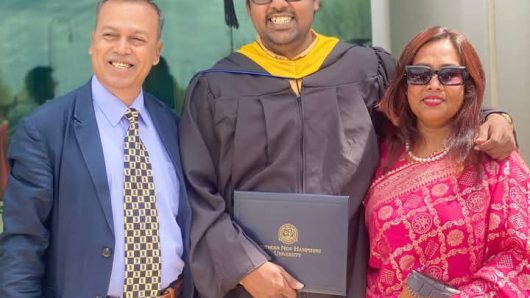 Sudman Sharar completes Post-Graduation in the United States