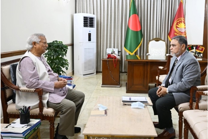 Cheif Election Commissioner calls on Chief Adviser