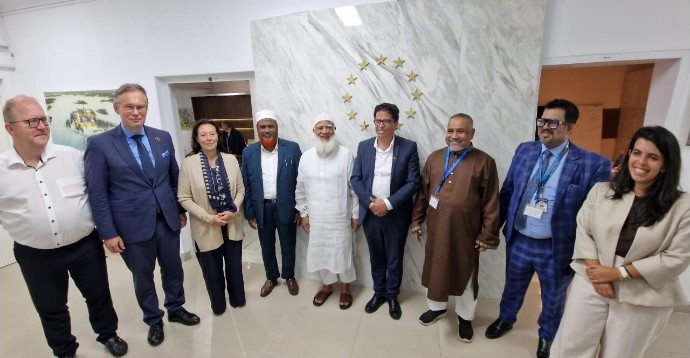 European parliament delegation meets Jamaat Ameer