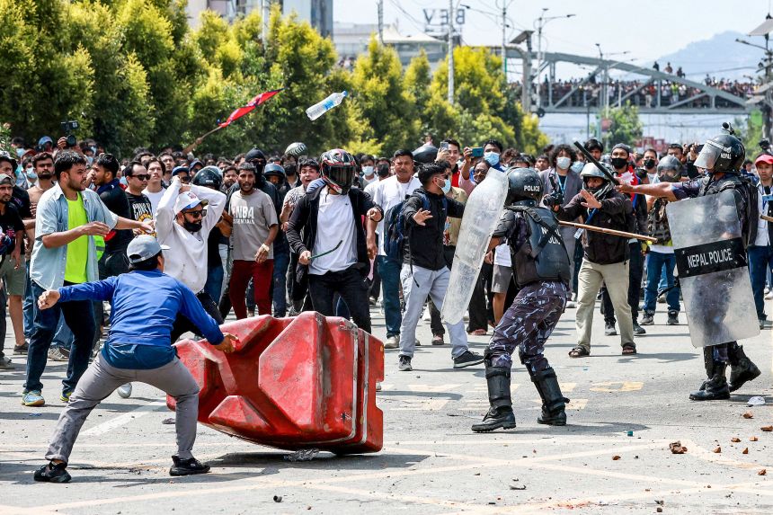 At least 19 killed in Nepal protest over social media ban
