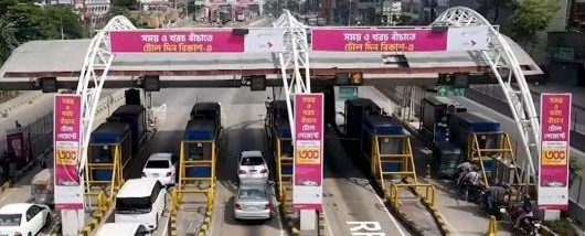 Jatrabari-Gulistan Flyover is going to be crossed in no time by paying toll in Bkash