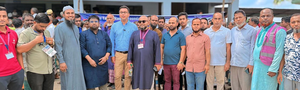 Day-long free medical camp held at Chhatke, Sunamganj, under the initiative of industrialist Abul Hussain