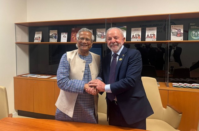 Chief Adviser holds meeting with Brazilian President
