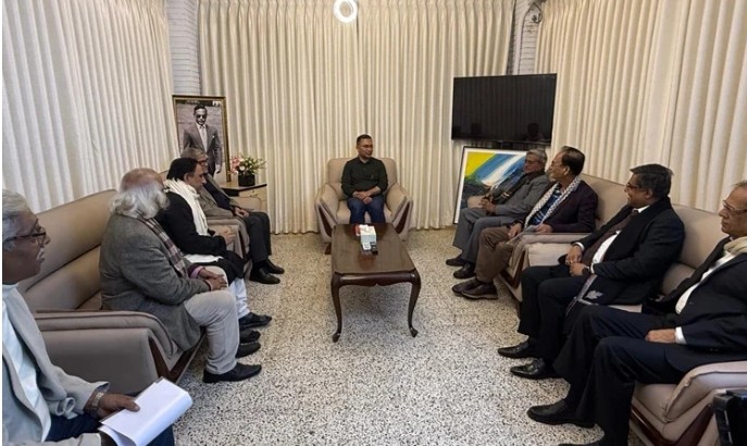 Hindu-Buddhist-Christian Oikya Parishad leaders meet Tarique Rahman