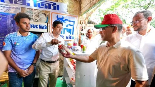 Prime Minister Tarique Rahman visited Milkvita’s stall