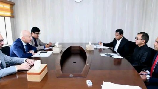 Italian Ambassador meets Commerce Minister Khandaker Abdul Muktadir