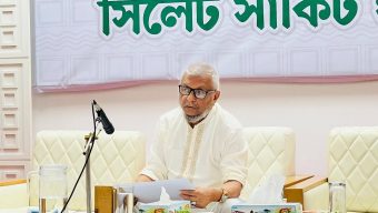 Minister Arif holds a meeting to exchange views on development issues in Sylhet 4 constituency