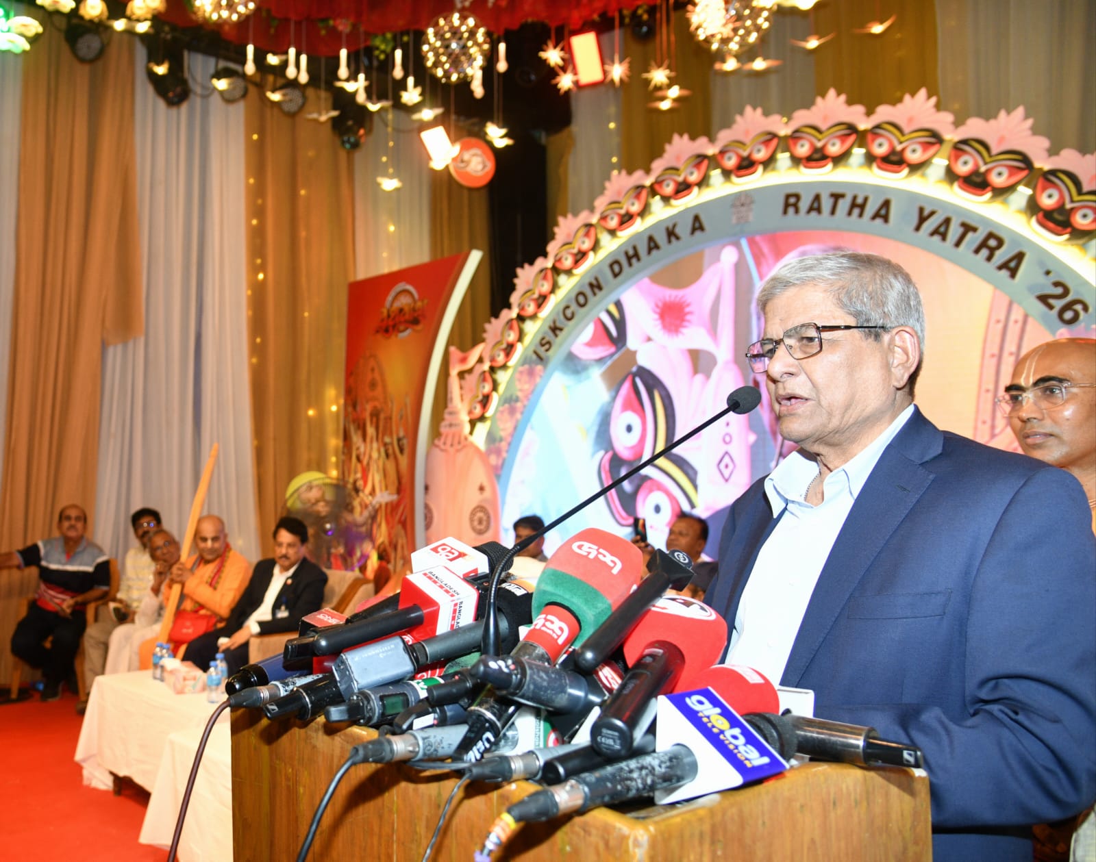 Local Government Minister Inaugurates Rath Yatra Festival, Calls for Harmony and National Unity