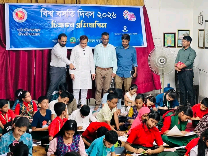 Chairman Koyes Lodi visited the art competition organized by SDA on the occasion of World Habitat Day
