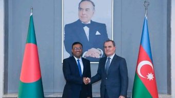 Humaiun Kobir meets the Foreign Minister of Azerbaijan